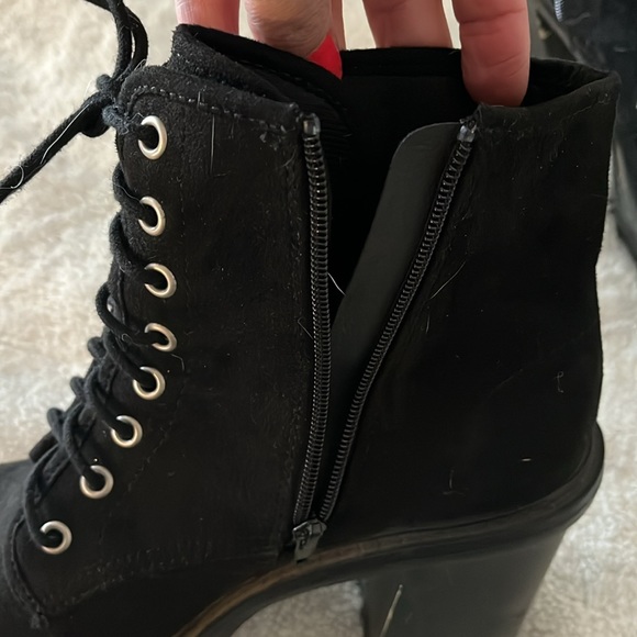 Soda boots chunky heel sz 10 - Picture 3 of 5